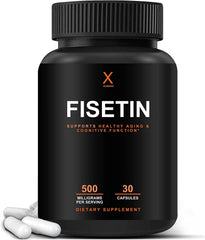 HUMANX Fisetin 500mg bottle front view supporting antioxidant activity