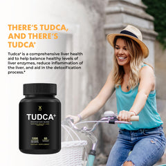 HUMANX Tudca+ highlights pterostilbene as part of the blend.