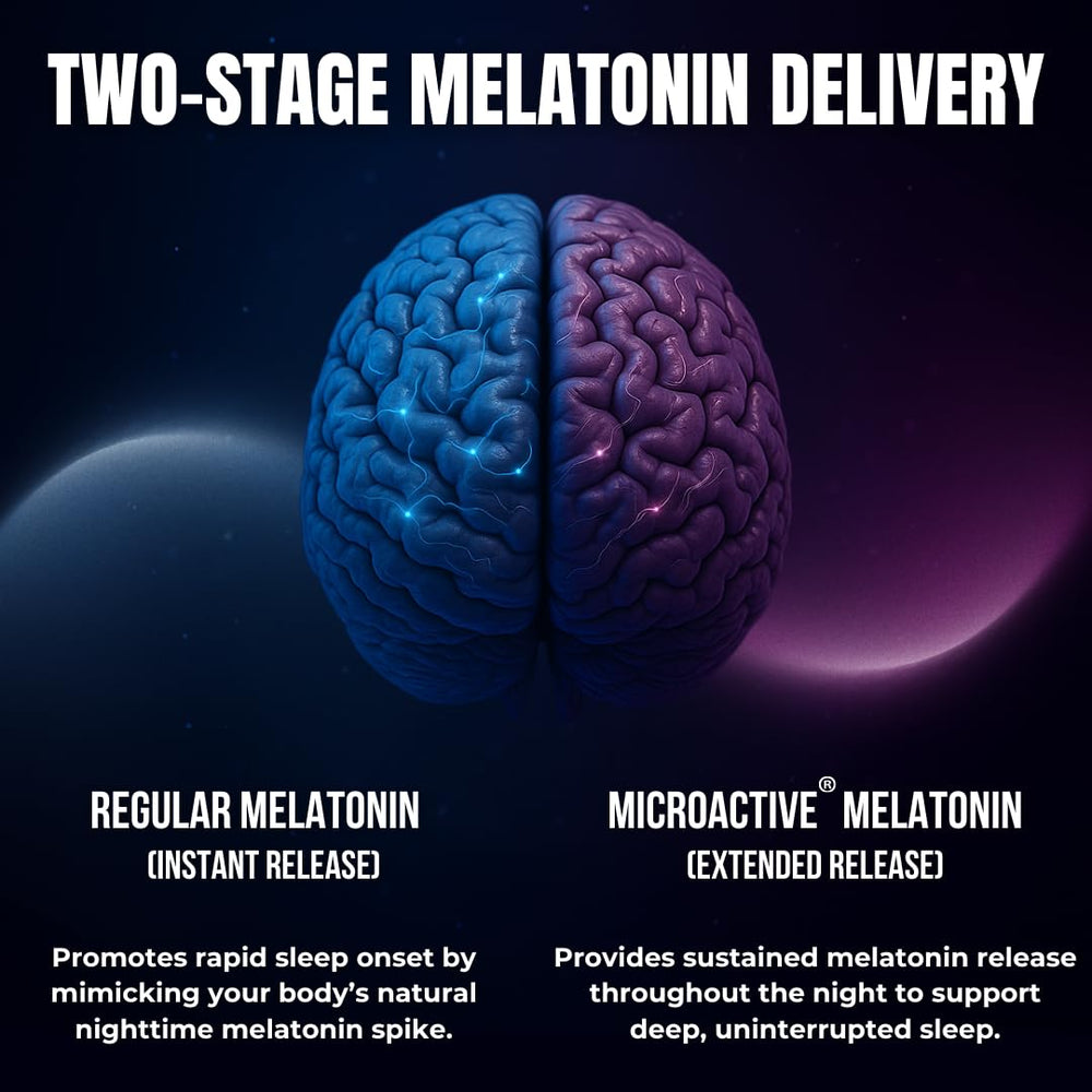 Capsules closeup showing the extra strength sleep formula