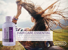 Humco glycerin ointment application at fingertip for skin hydration and quick absorption