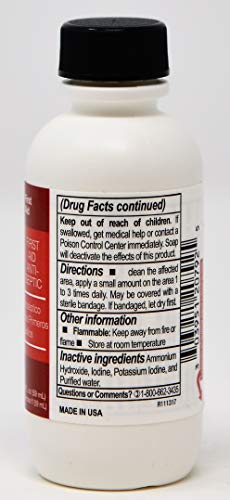 Humco iodides tincture decolorized bottle with droplet for dosing