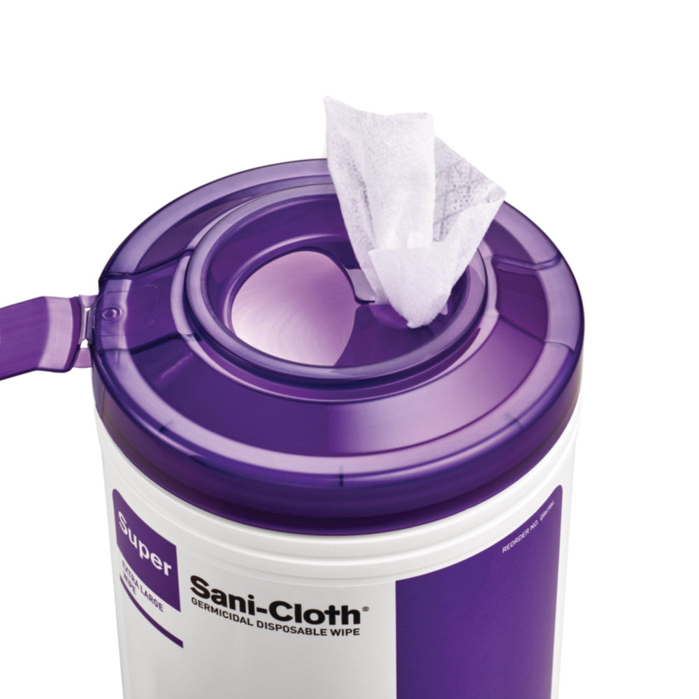 Humew Sani-Cloth on keyboard and device for convenient cleanup
