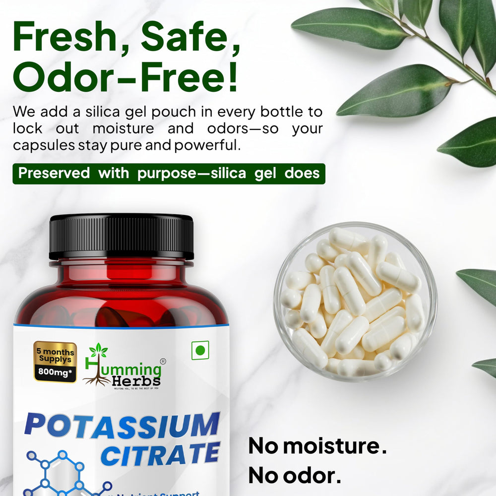 Humming Herbs product photo highlights clear supplement facts panel.