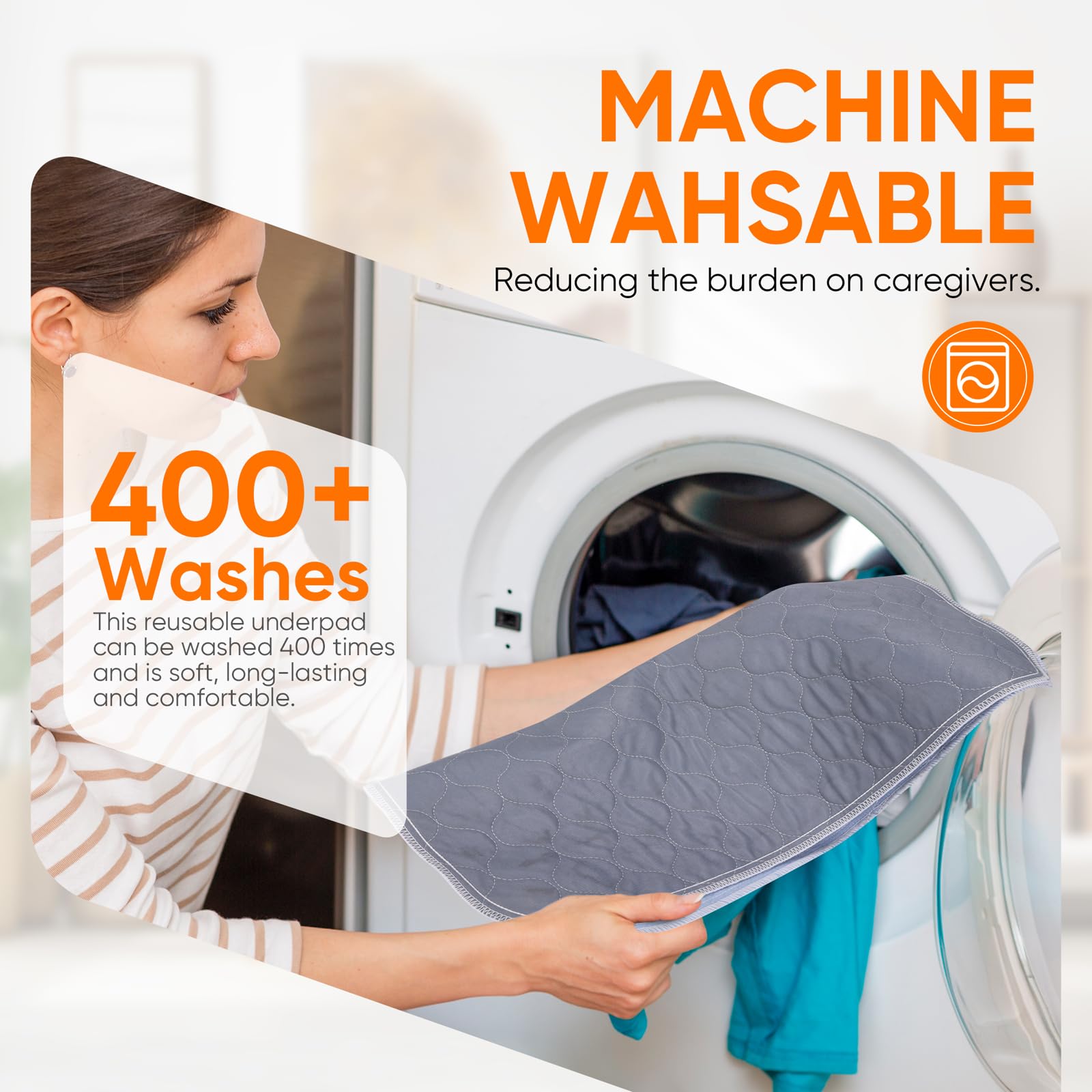 HUNAIGEE machine-washable design enables easy, repeated cleaning