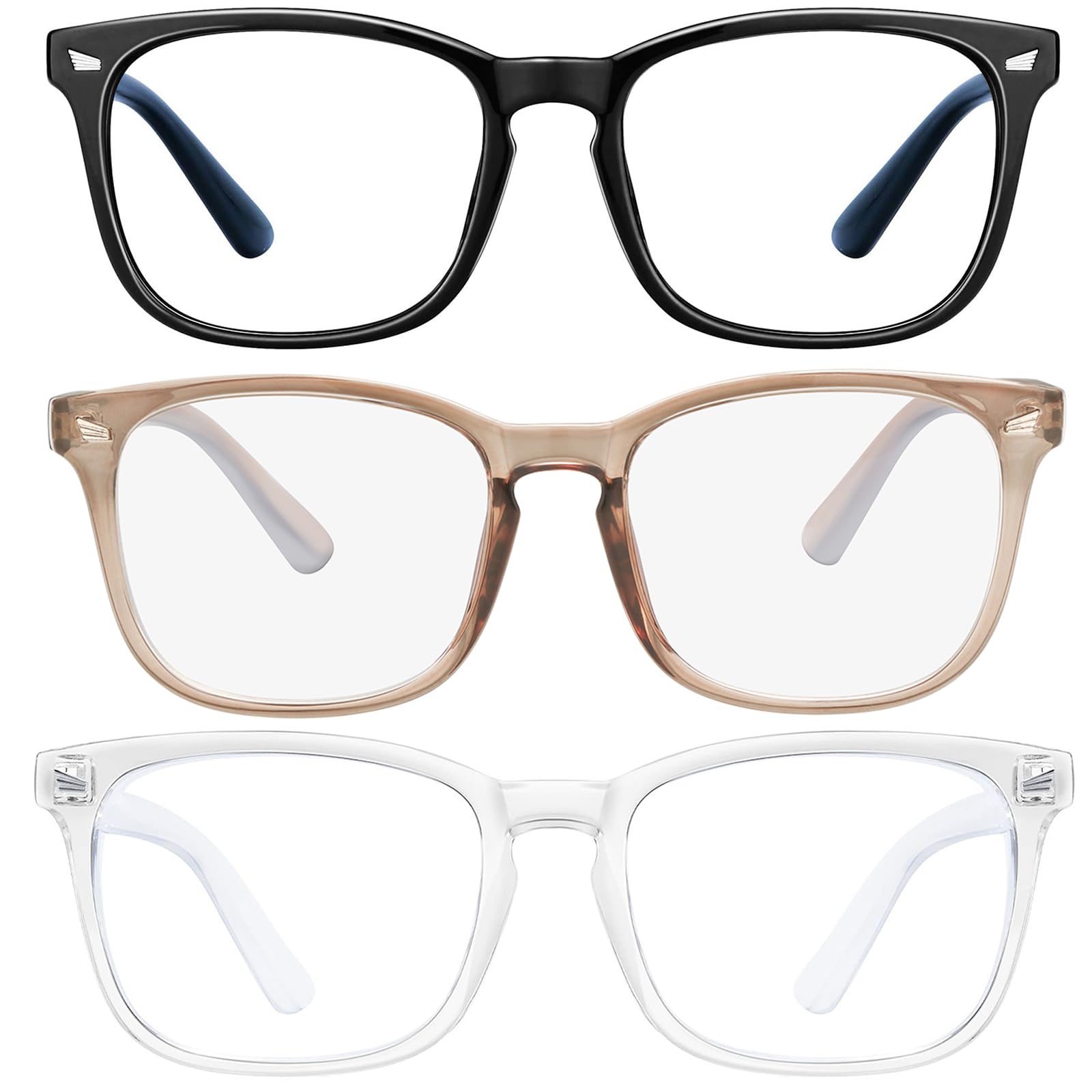 Gafas hunsquer con luz azul para mujer, confort diario y estilo