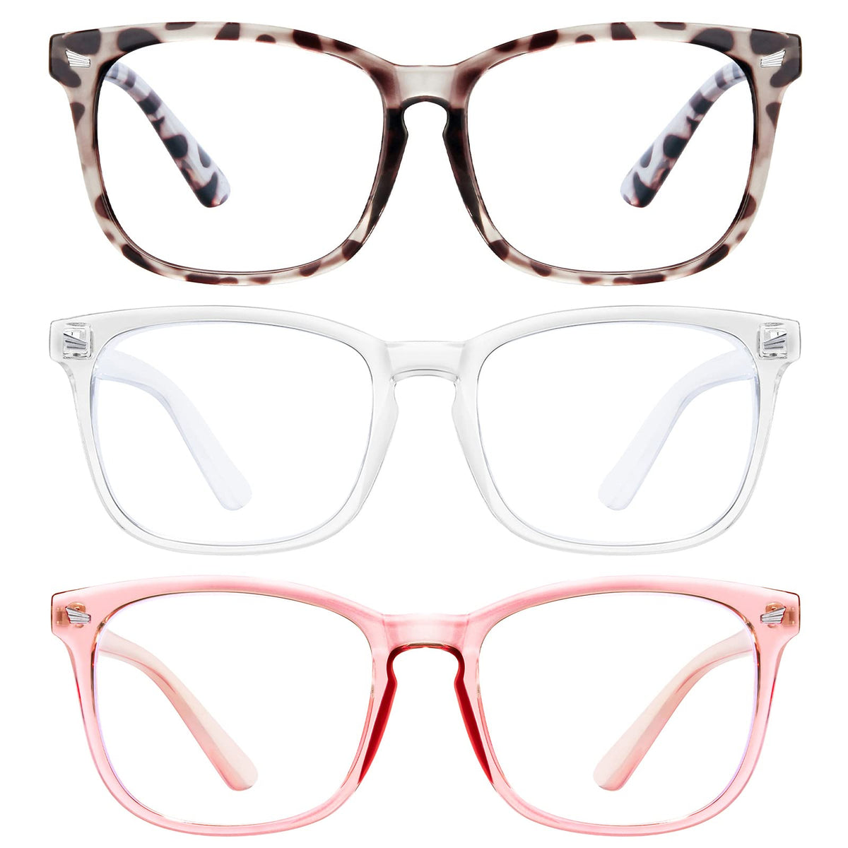 Hunsquer blue light glasses close-up frame detail for comfortable all-day wear