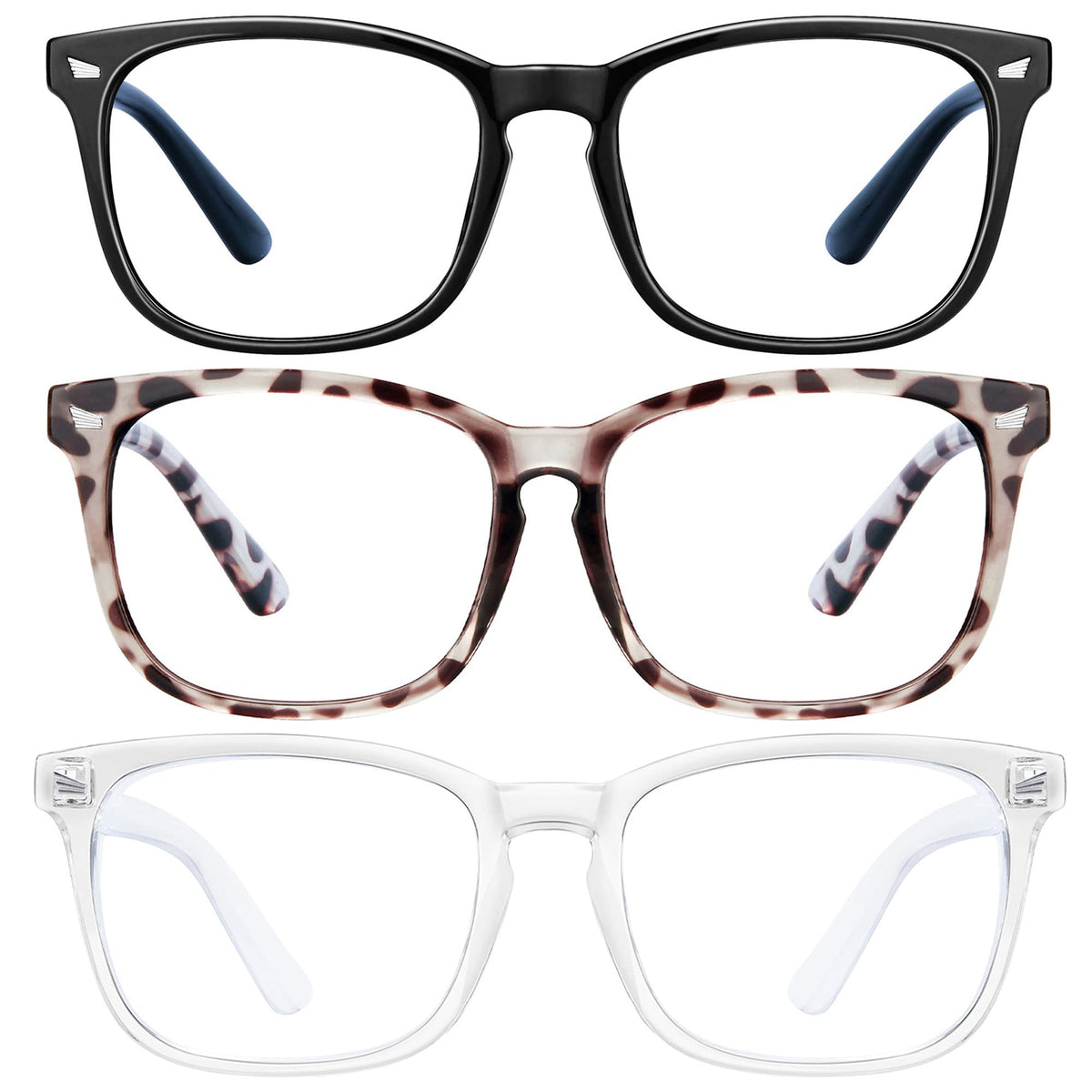 Gafas hunsquer con filtro de luz azul para ordenador, reducción de fatiga visual