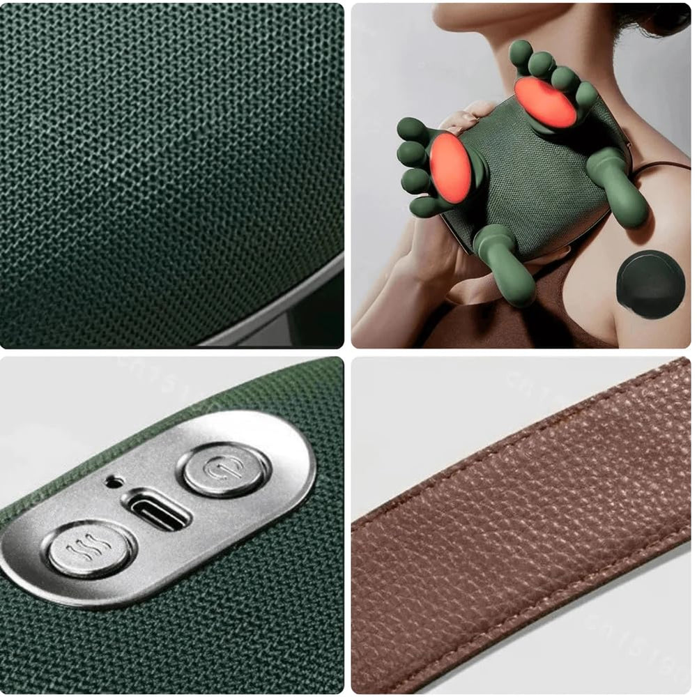 Huprh neck massager up to 12 days of use per charge.