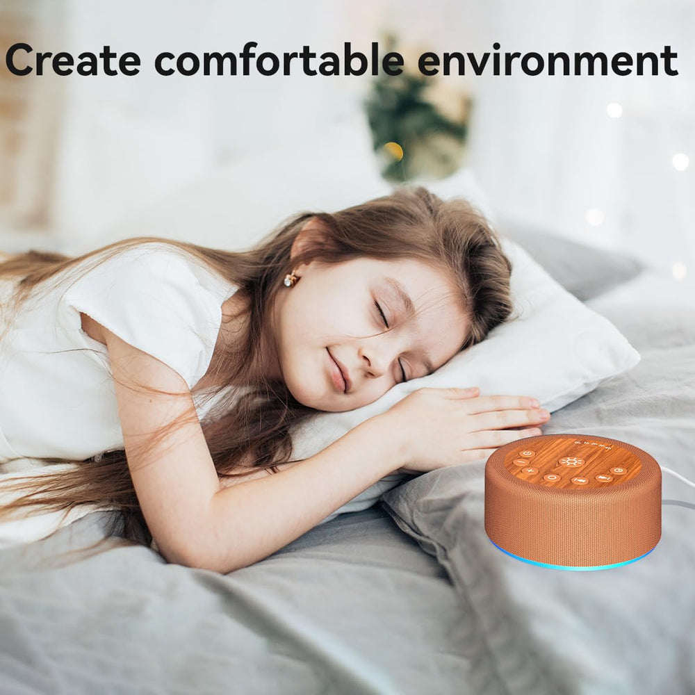 Hushing Sleep Sound Machine nursery-ready setup supports peaceful baby spaces.