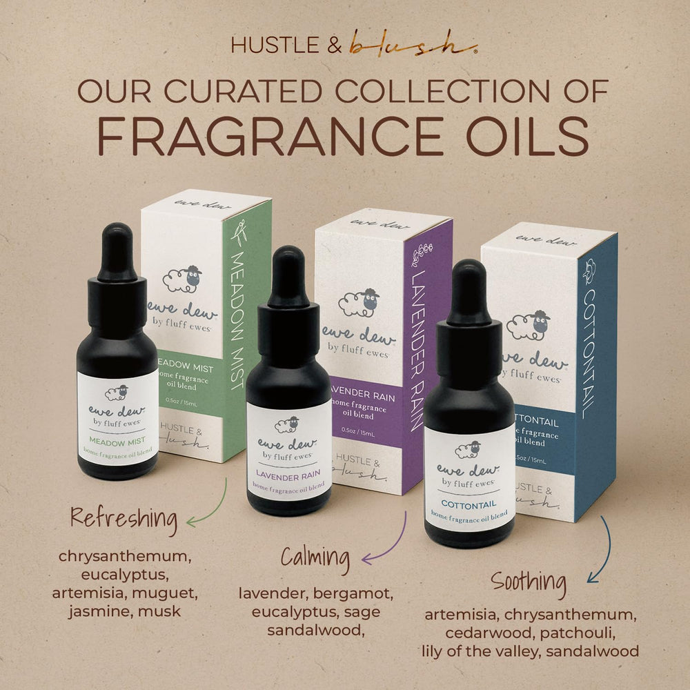 Hustle & Blush Meadow Mist close-up drop highlights color and clarity.