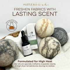 Hustle & Blush Meadow Mist laundry fragrance for clothes and linens.