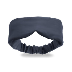 Huzi Infinity Travel Bamboo Sleep Mask delivers 100% darkness for peaceful flights.