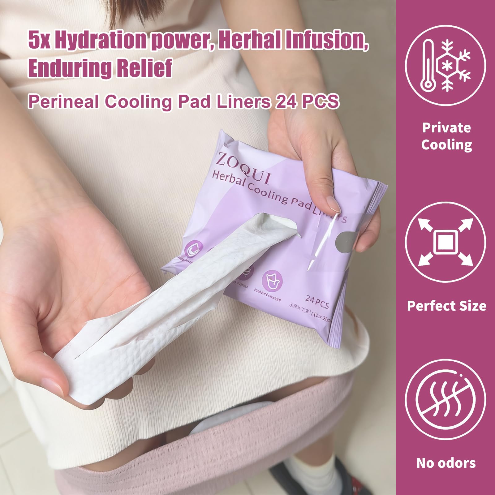 HVLVOYG fragrance-free postpartum care with all-natural materials.
