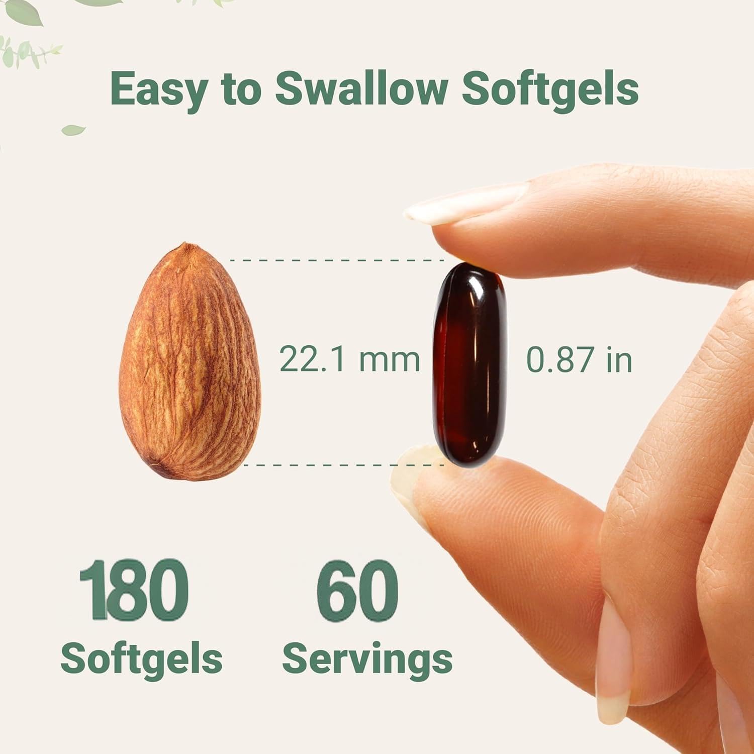 HWAXIGO pumpkin seed oil softgels close-up suggests easy, regular intake for ongoing support.