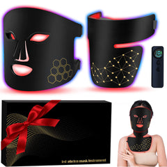 HWGIZP Red Light Therapy Mask front view for gentle facial rejuvenation potential.