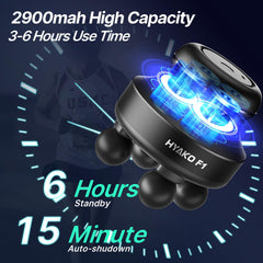 HYAKO F1 massager charging via USB Type-C for quick power on the go