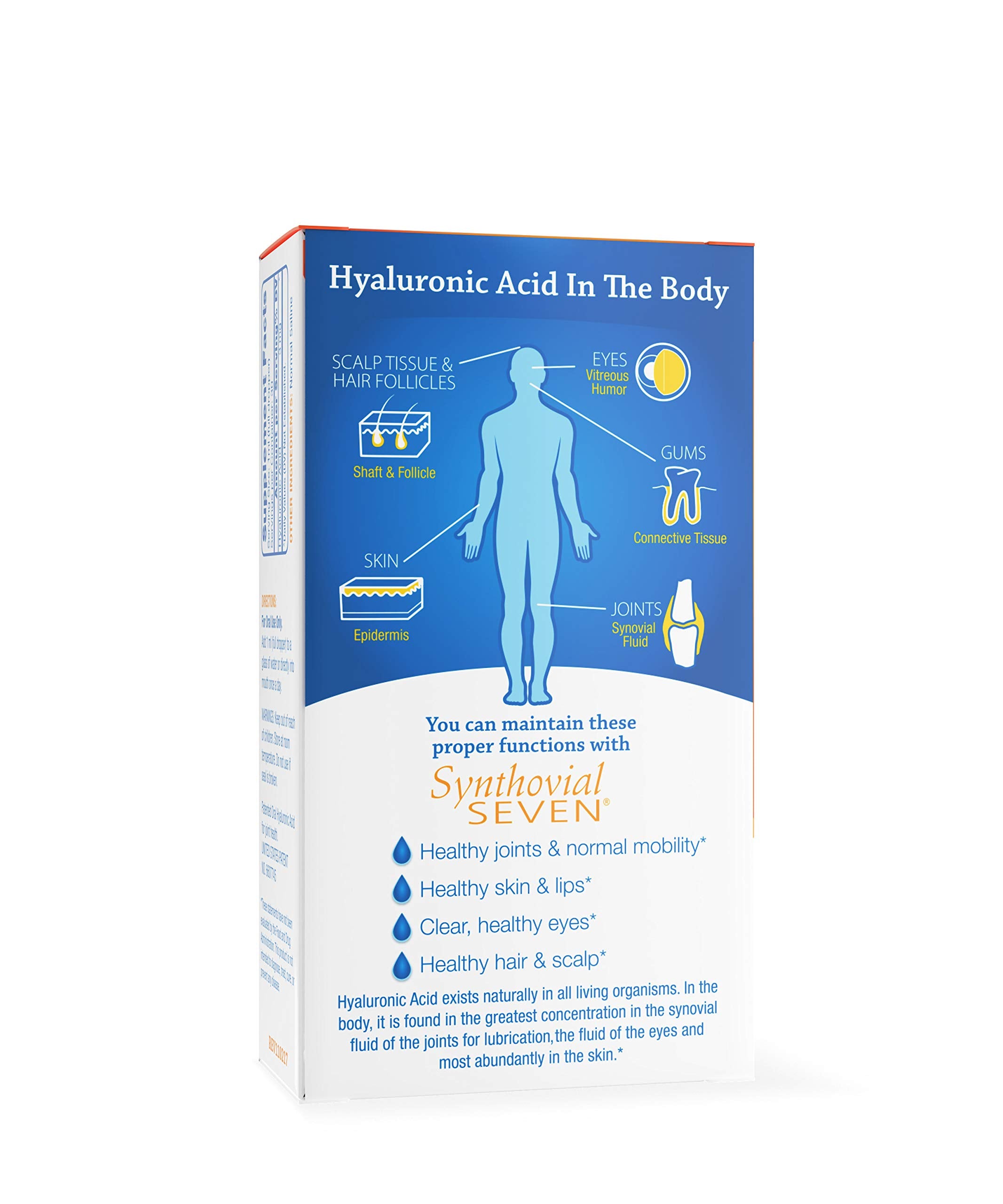 Hyalogic Synthovial Seven cap closeup highlights easy daily dosing.