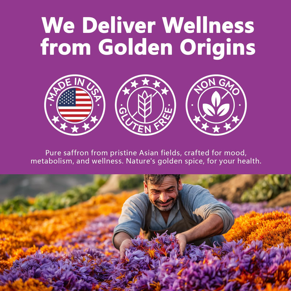 HyberVive saffron product overview showing capsule simplicity