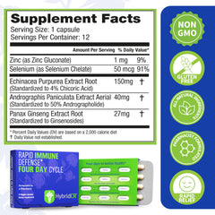 HybridCR dosage packs travel friendly for quick daily immune support.