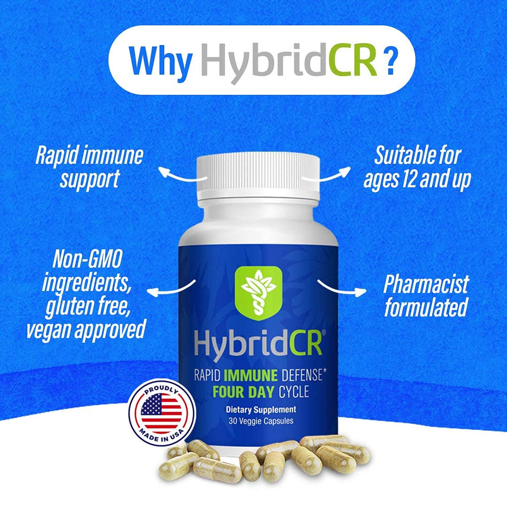 Close-up of Echinacea and Zinc ingredients in HybridCR for immune defense