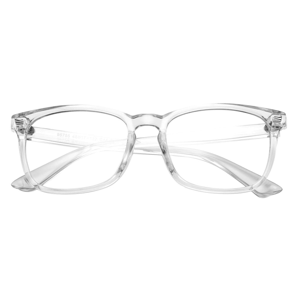 Hycredi Kids blue light glasses front view with a lightweight frame for comfortable wear.