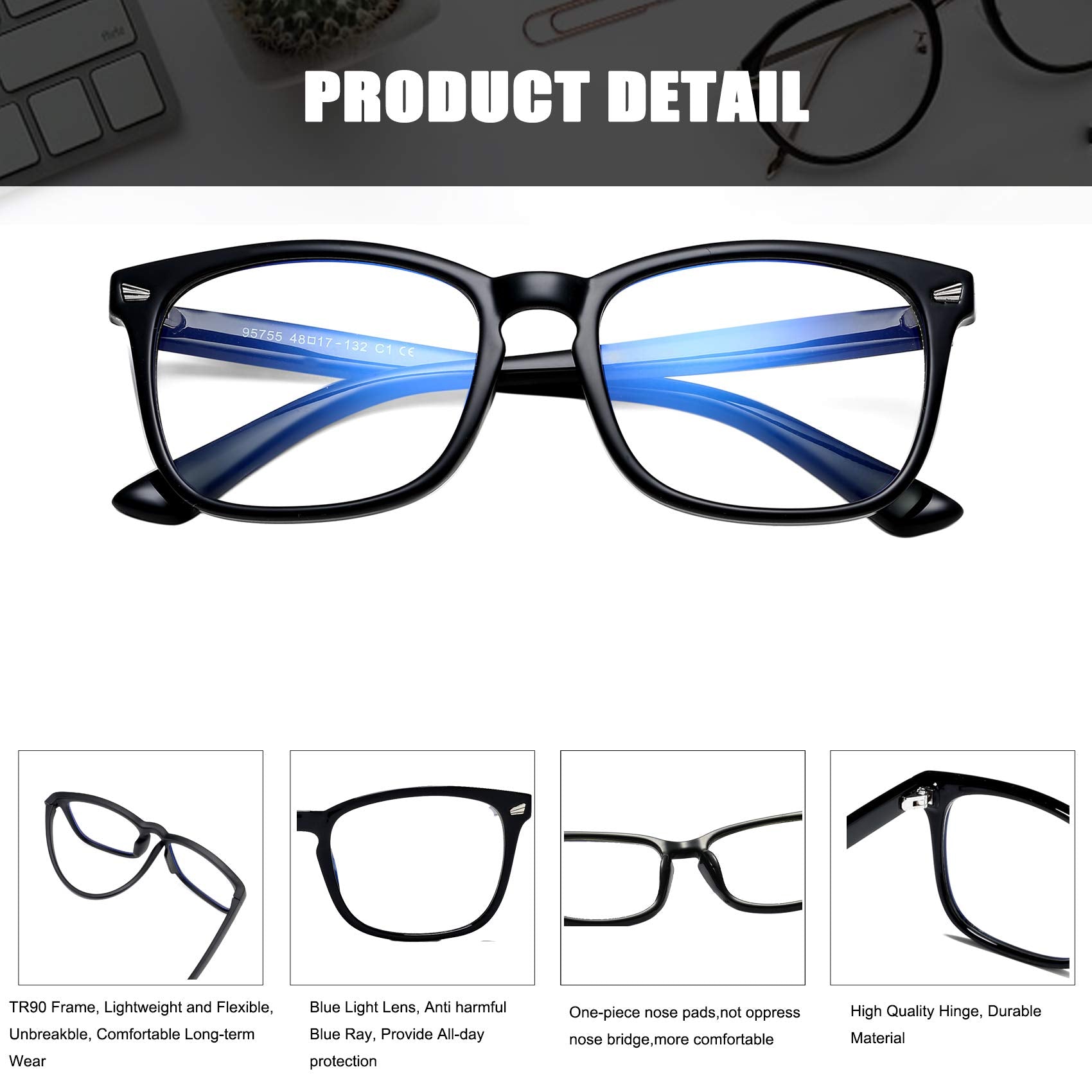 Hycredi Kids blue light glasses provide UV400 protection on sunny days