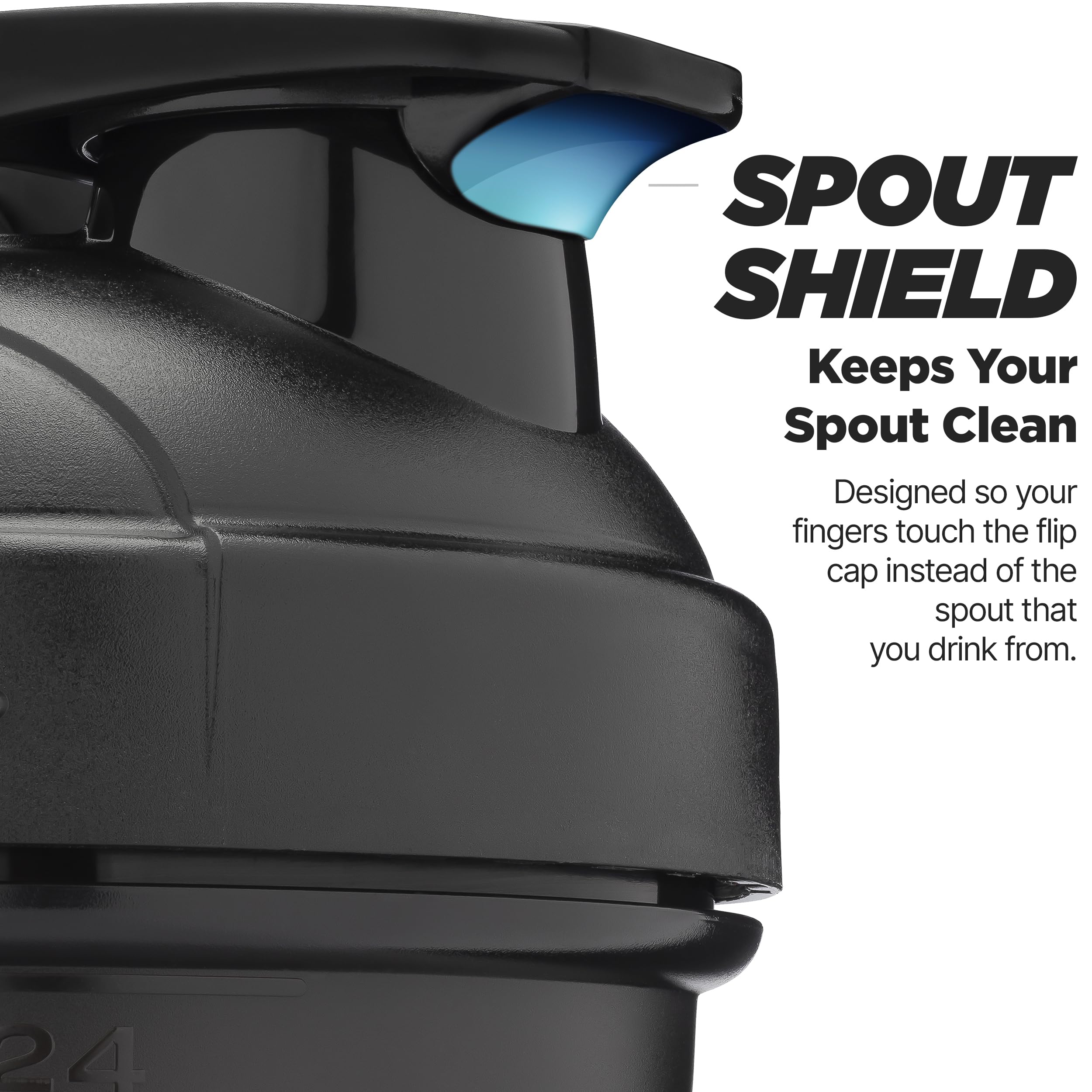 Hydra Cup clear measurement marks help track servings