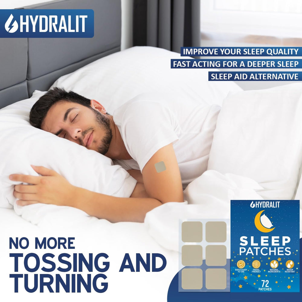 Hydralit Sleep Patch worn overnight may leave you with a refreshed morning