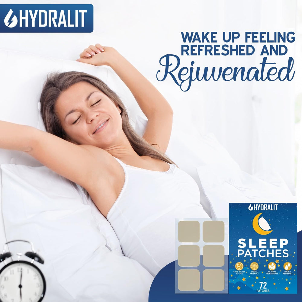 Hydralit Sleep Patch time release system delivers melatonin across the night