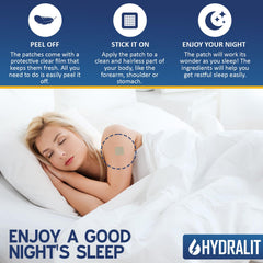 Hydralit Sleep Patch travel compact design fits luggage for jet lag nights
