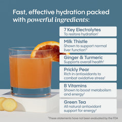 Hydralyte Liver Support 20-pack packaging for daily use