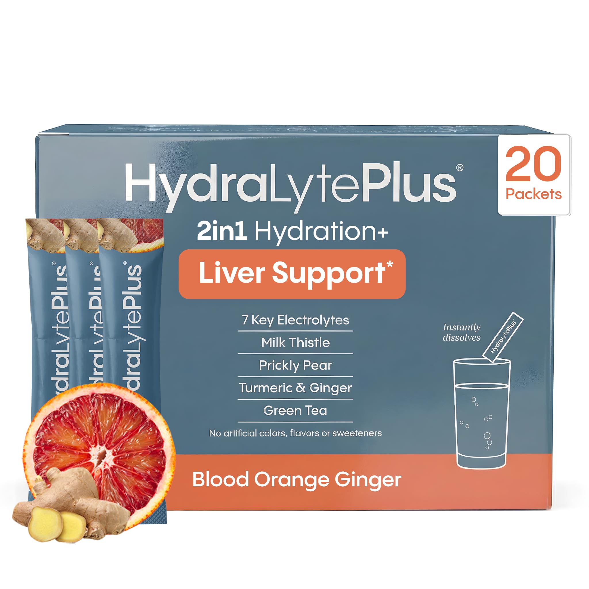 Hydralyte Liver Support bottle pour for fast hydration on the go