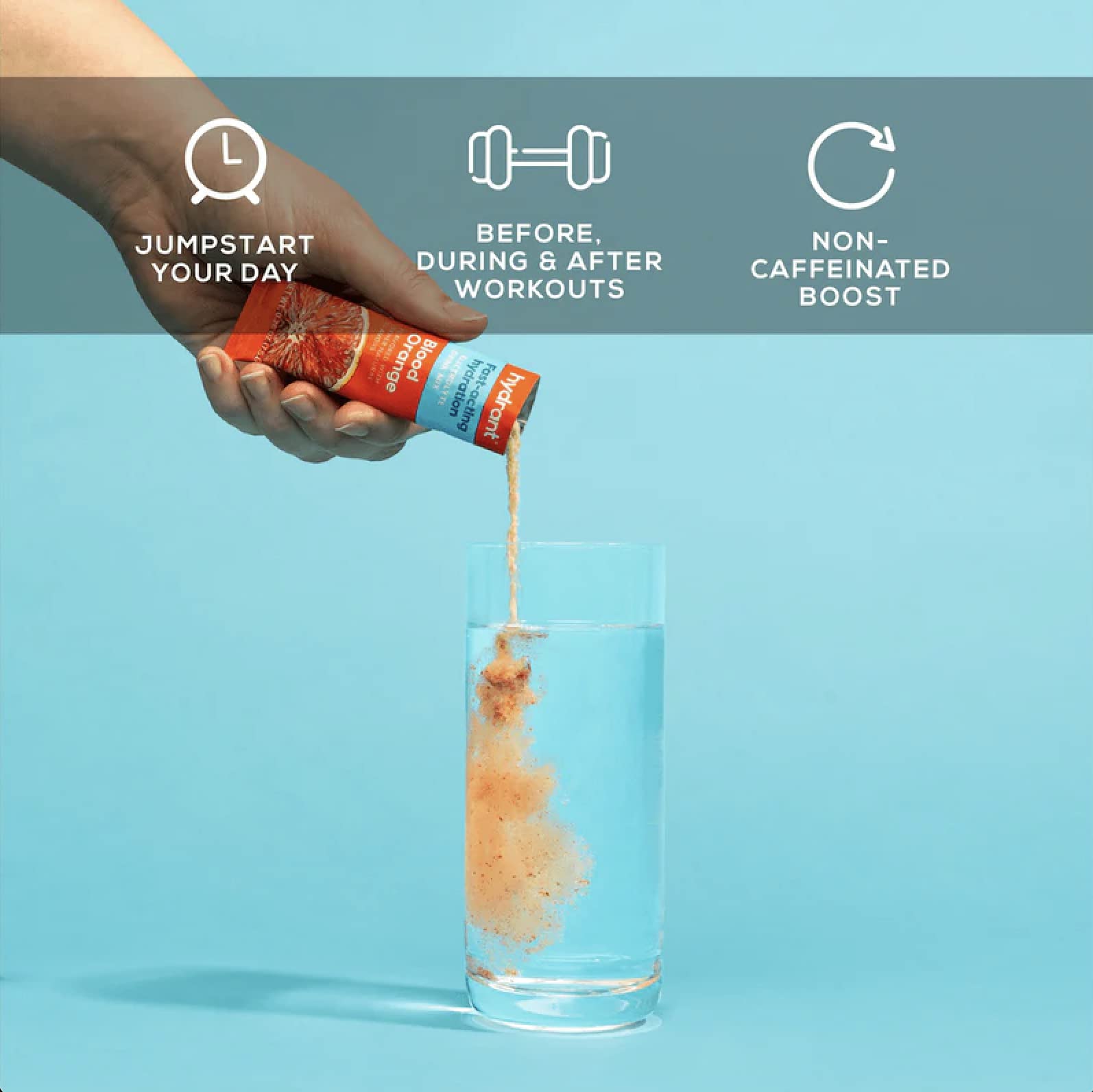 HYDRANT active hydration scene highlighting convenient daily use.