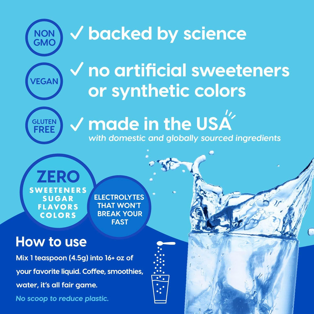 HYDRANT electrolyte packets on the go support balanced minerals