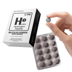 HYDRO HYDROGEN TABLETS in a bottle ready to create hydrogen-rich water