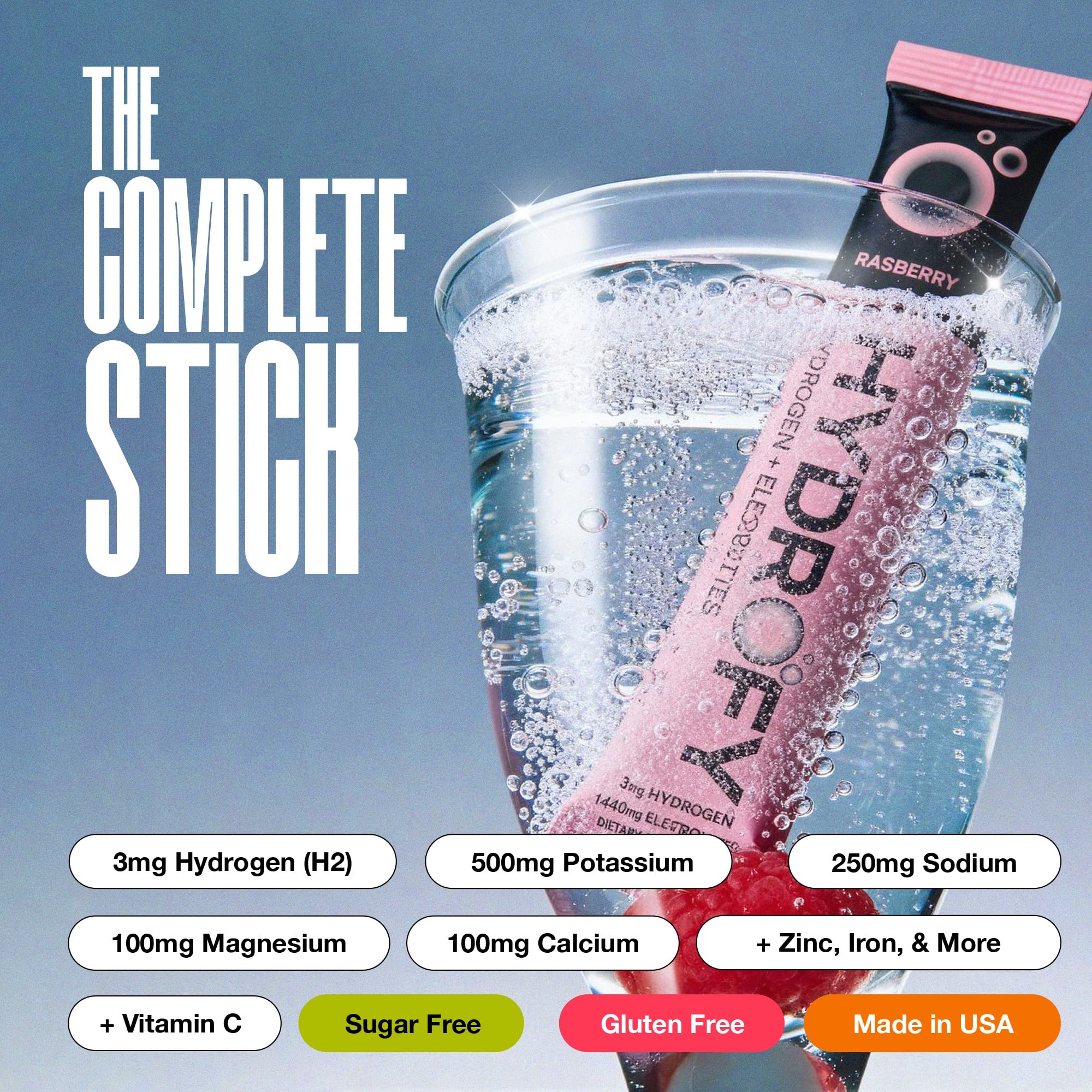 Hydrofy daily hydration packets ready for travel and daily routines.