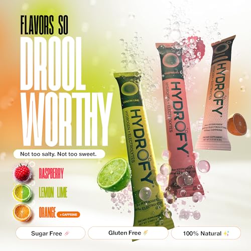 Hydrofy lemon lime flavor in a sport bottle for refreshing hydration.