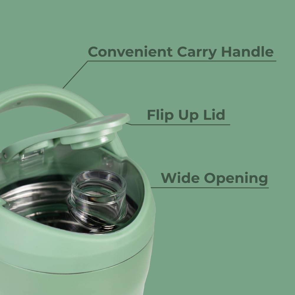 HydroJug leakproof flip-up lid ensures secure spill-free workouts and travel