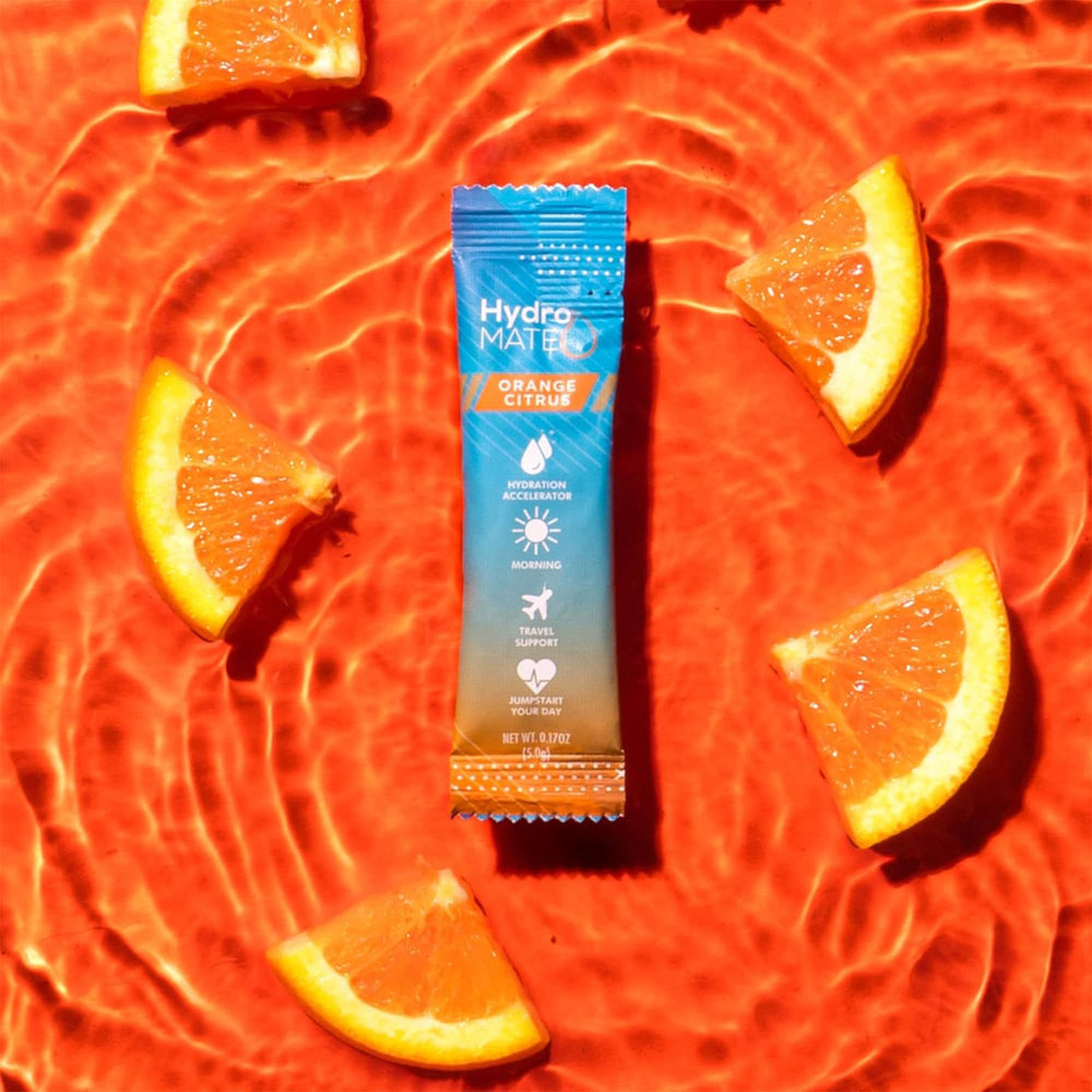 HydroMATE electrolytes key minerals list highlighting vitamin C and minerals for hydration support