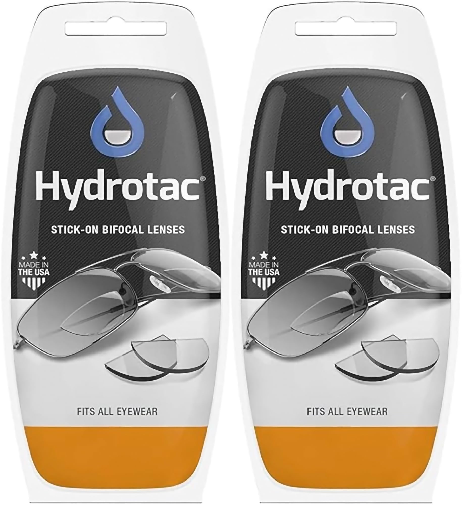 HYDROTAC OPTX 20/20 sticks-on lens close-up for lightweight bifocal upgrade