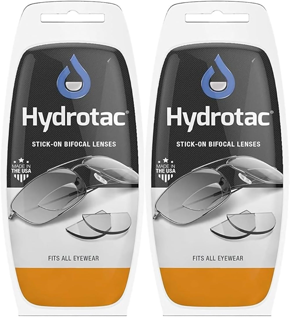 HYDROTAC OPTX 20/20 sticks-on lens close-up for lightweight bifocal upgrade