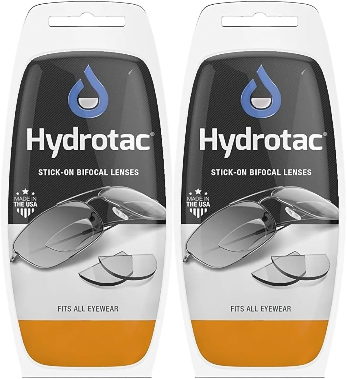 HYDROTAC OPTX 20/20 sticks-on lens close-up for lightweight bifocal upgrade