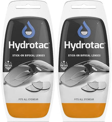 HYDROTAC OPTX 20/20 sticks-on lens close-up for lightweight bifocal upgrade