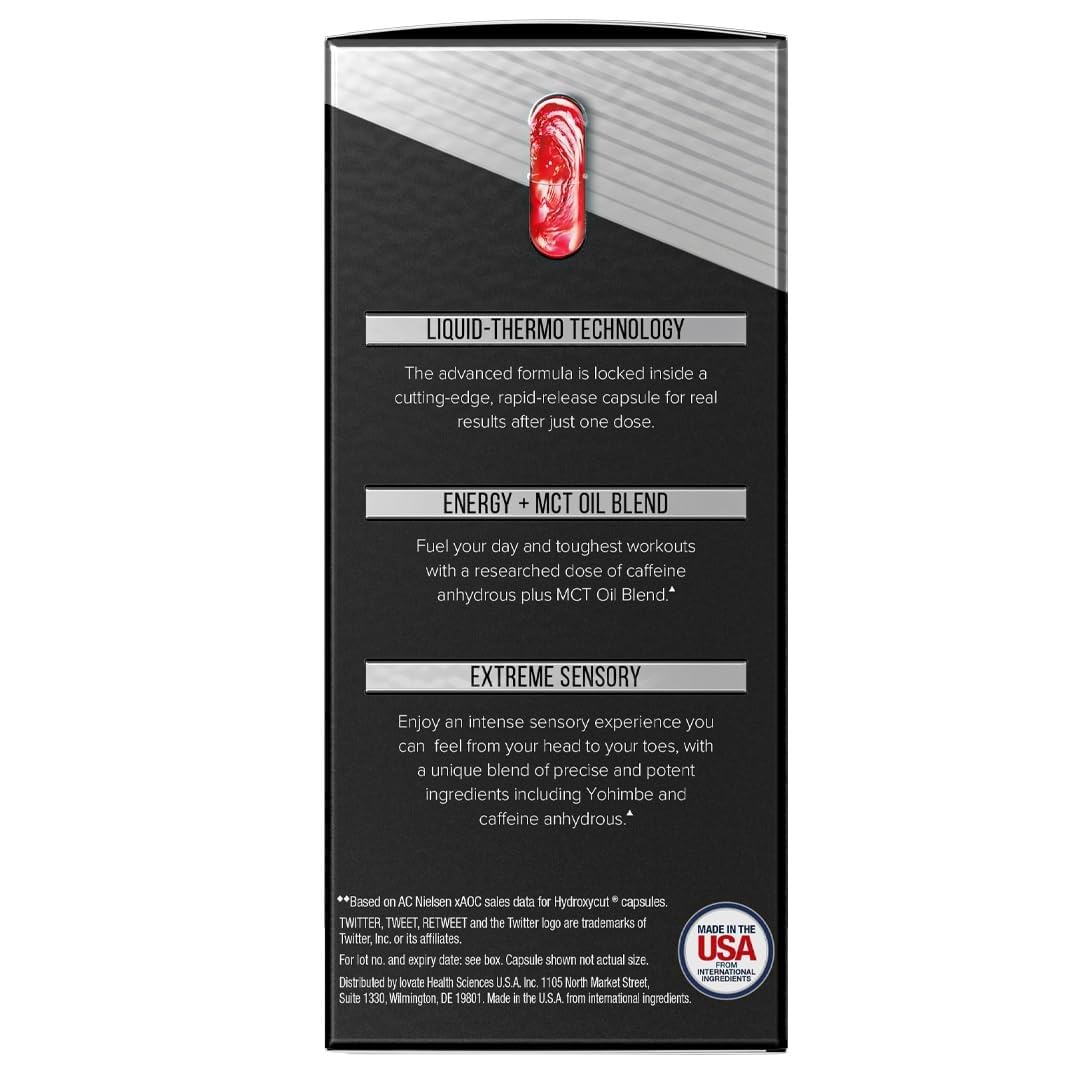 Hydroxycut Advanced capsules ready for fast absorption and daily use