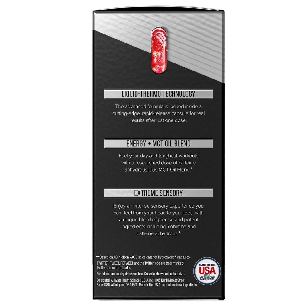 Hydroxycut Advanced capsules ready for fast absorption and daily use
