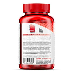 Hydroxycut Gummies packaging display shows 15 essential vitamins and minerals.