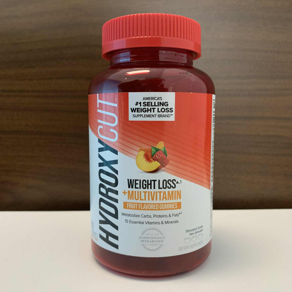 Hydroxycut Gummies serving-size label helps plan your daily routine.