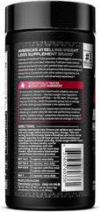 Hydroxycut Hardcore Elite ingredient panel with caffeine and focus support.