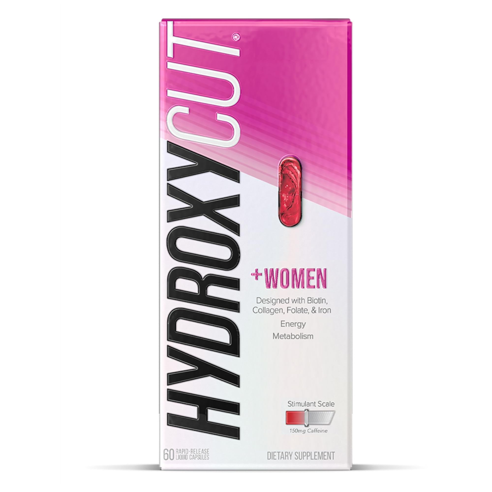 Hydroxycut +Women bottle-front for daily weight management and energy support