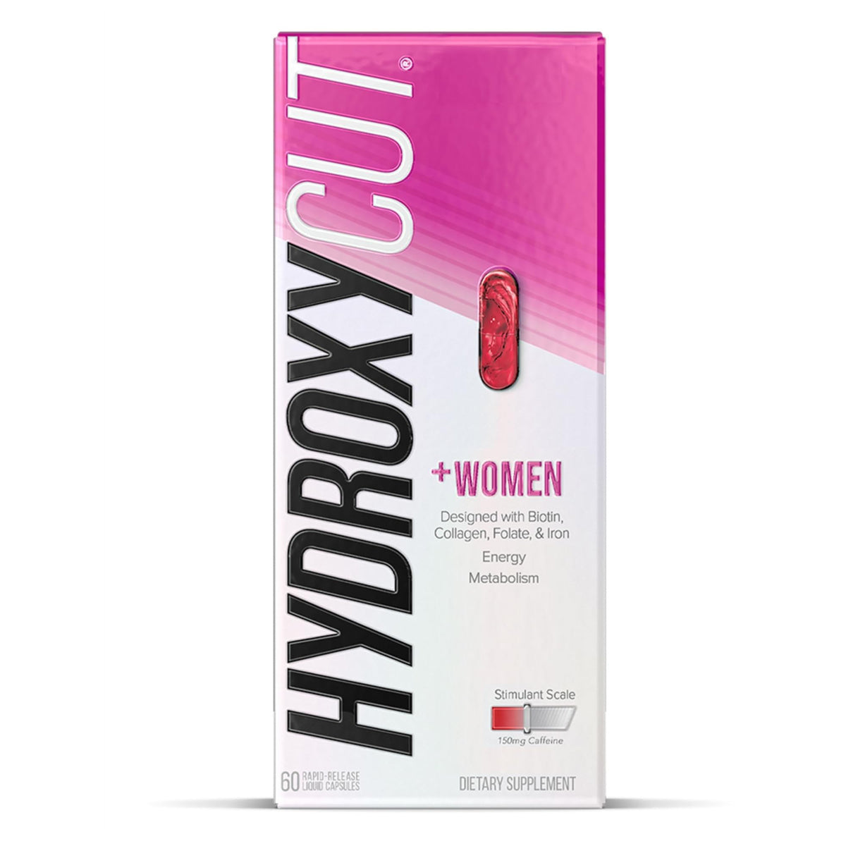 Hydroxycut +Women bottle-front for daily weight management and energy support